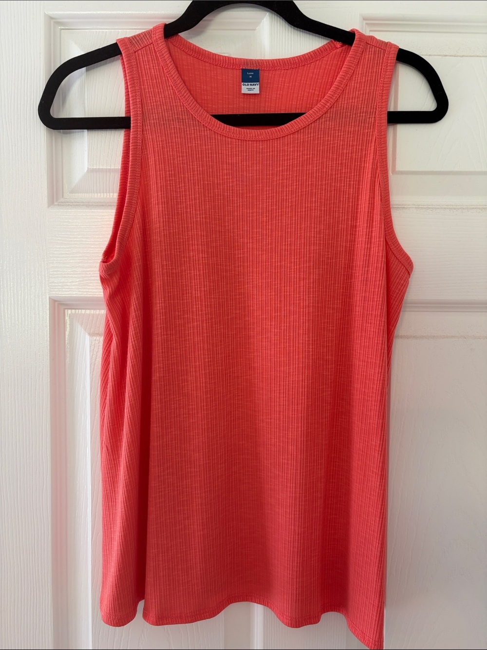 Old Navy Coral Ribbed Tank Top